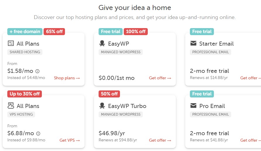 Web Hosting Plan